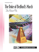 Duke of Bedfords March piano sheet music cover